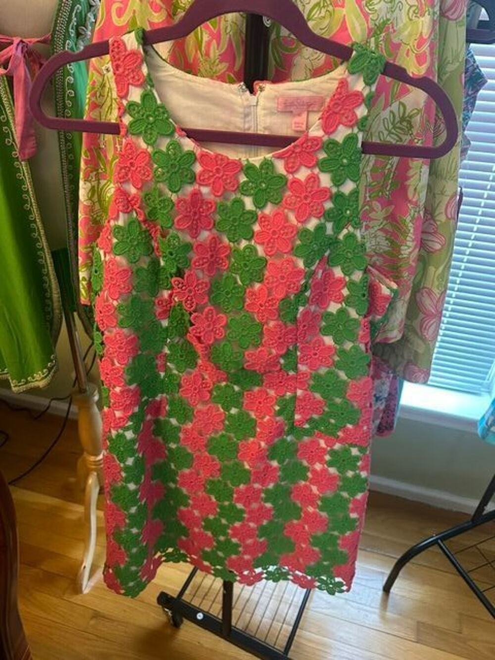 Lilly Pulitzer Truly Petal Lace Shift Dress EUC Size 10